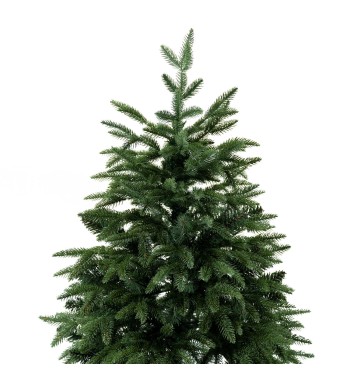 Albero di Natale Abete Verde Scuro in Pe+Pvc H.150/240 Cm Apertura ad Ombrello | Albero Realistico Artificiale