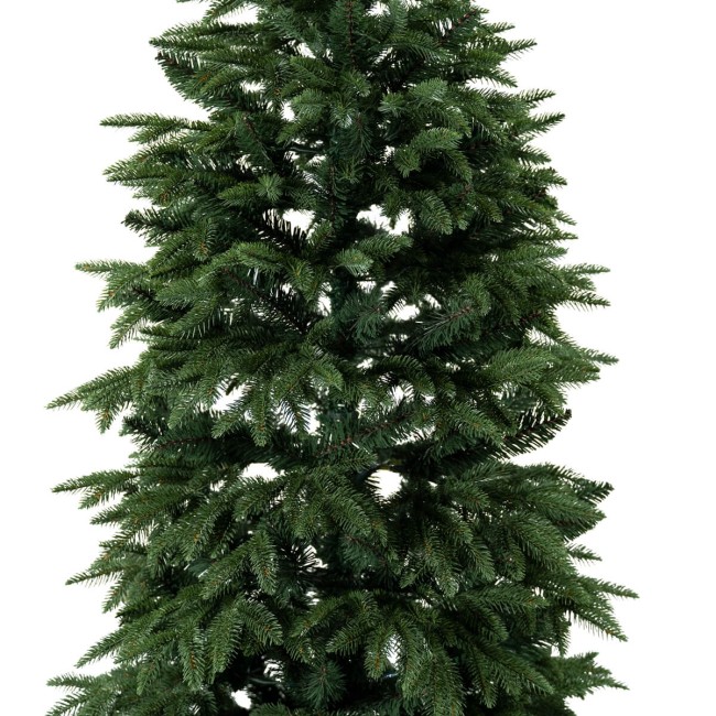 Albero di Natale Abete Verde Scuro in Pe+Pvc H.150/240 Cm Apertura ad Ombrello | Albero Realistico Artificiale