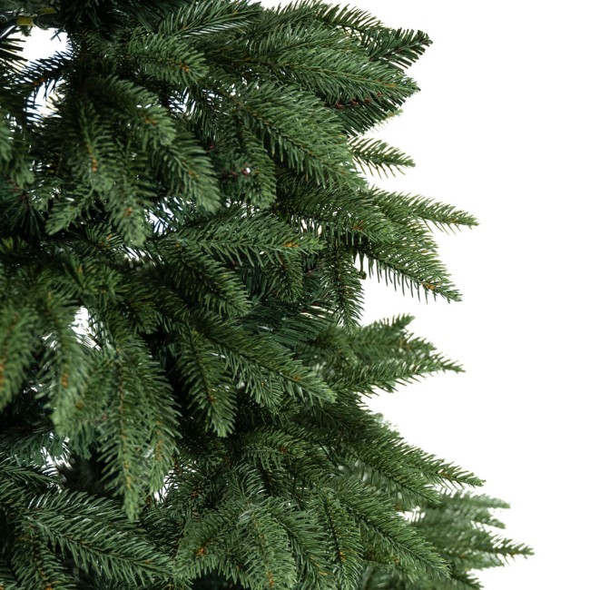 Albero di Natale Abete Verde Scuro in Pe+Pvc H.150/240 Cm Apertura ad Ombrello | Albero Realistico Artificiale