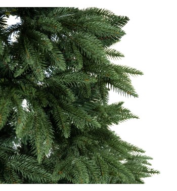 Albero di Natale Abete Verde Scuro in Pe+Pvc H.150/240 Cm Apertura ad Ombrello | Albero Realistico Artificiale