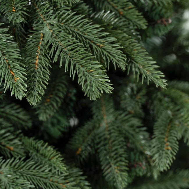 Albero di Natale Abete Verde Scuro in Pe+Pvc H.150/240 Cm Apertura ad Ombrello | Albero Realistico Artificiale