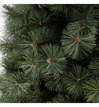 Albero di Natale Pino Verde in Pvc Basic H.180/270 cm Apertura ad Ombrello | Albero Artificiale Realistico