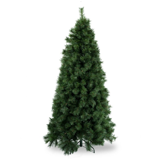 Albero Di Natale Artificiale NAIZY 240cm Con Effetto Neve, 450 Rami, Sistema A Ombrello