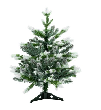 Albero di Natale Innevato H.60 cm in Pe+Pvc