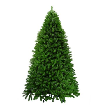 Albero di Natale Abete Verde in Pe H.210/300 cm con Apertura ad Ombrello | Albero Realistico Artificiale