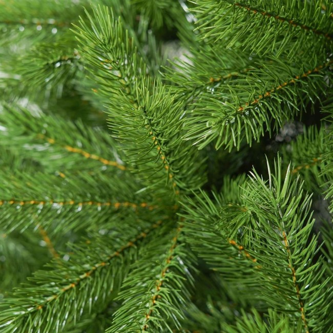Albero di Natale Abete Verde in Pe H.210/300 cm con Apertura ad Ombrello | Albero Realistico Artificiale