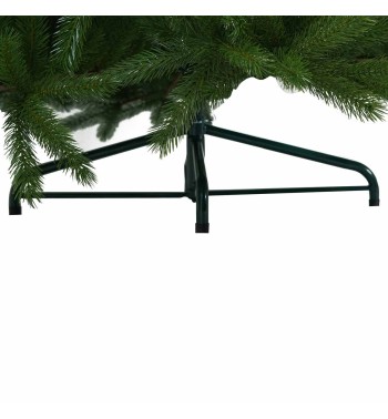 Albero di Natale Abete Verde in Pe H.210/300 cm con Apertura ad Ombrello | Albero Realistico Artificiale