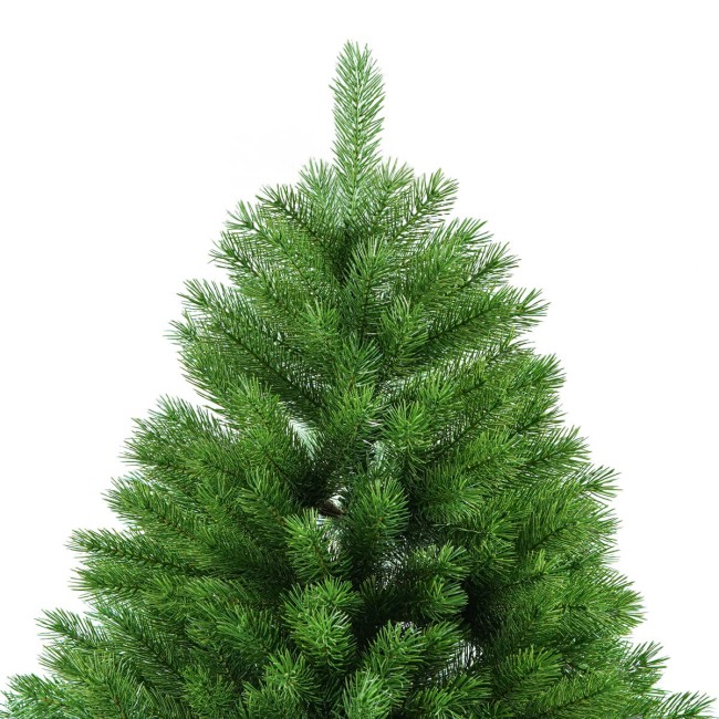 Albero di Natale Abete Verde in Pe H.210/300 cm con Apertura ad Ombrello | Albero Realistico Artificiale