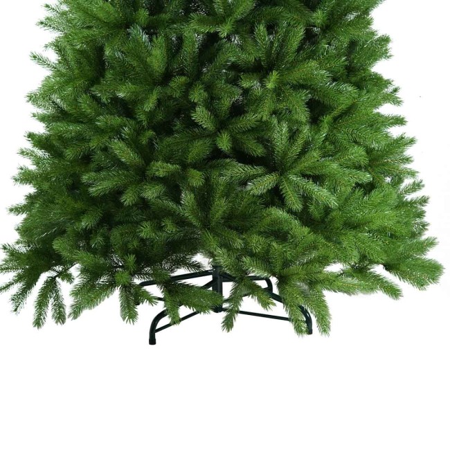 Albero di Natale Abete Verde in Pe H.210/300 cm con Apertura ad Ombrello | Albero Realistico Artificiale