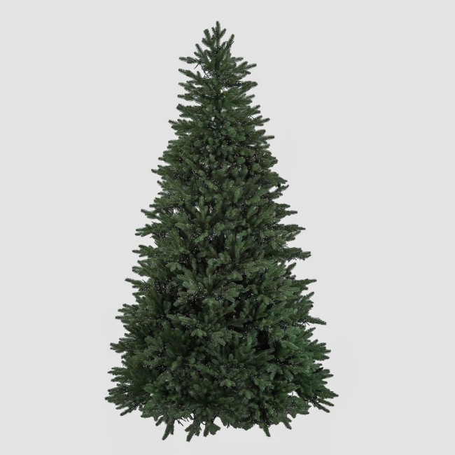 Albero di Natale Abete Verde Chiaro in Pe H.180/270 cm con Led Integrati - Deluxe Led