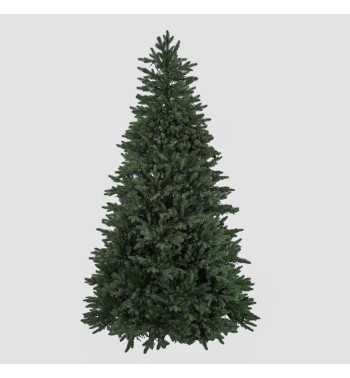 Albero di Natale Abete Verde Chiaro in Pe H.180/270 cm con Led Integrati - Deluxe Led