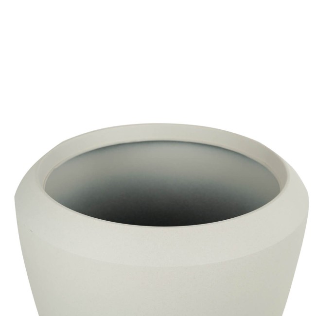Set da 3 Vasi Conchino in HDPE Beige per Interno ed Esterno