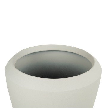 Set da 3 Vasi Conchino in HDPE Beige per Interno ed Esterno