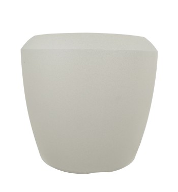 Set da 3 Vasi Conchino in HDPE Beige per Interno ed Esterno