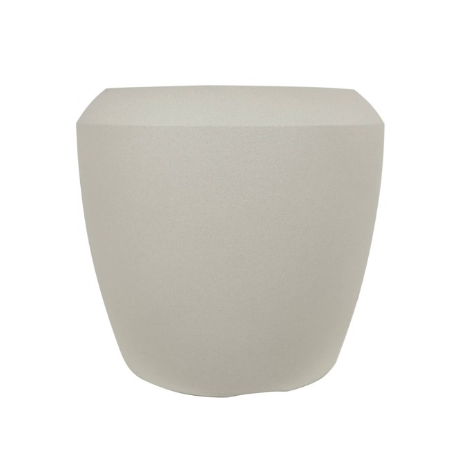 Set da 3 Vasi Conchino in HDPE Beige per Interno ed Esterno