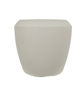 Set da 3 Vasi Conchino in HDPE Beige per Interno ed Esterno