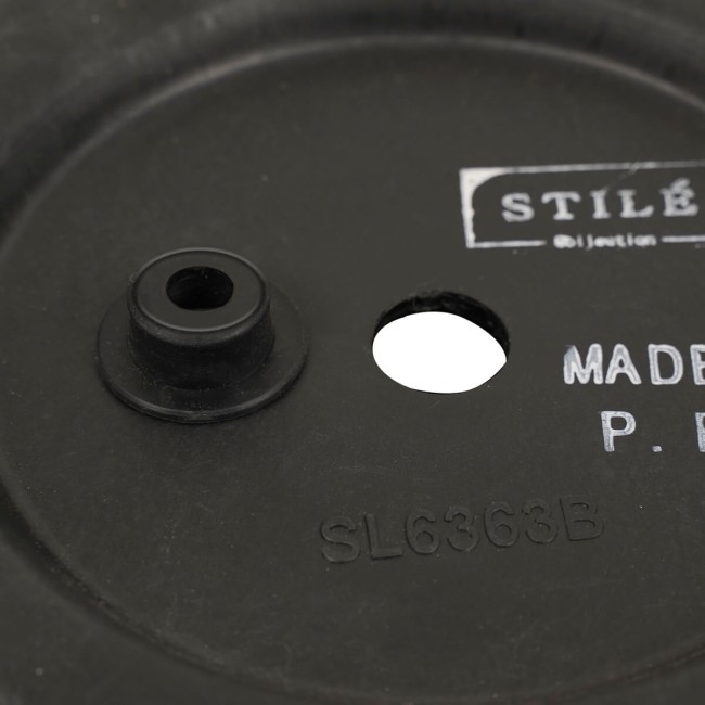 Set da 2 Vasi in HDPE Nero, Eleganza Moderna per Interni ed Esterni