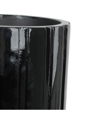 Vaso Alto in Vetroresina Nero, Eleganza per Interni ed Esterni
