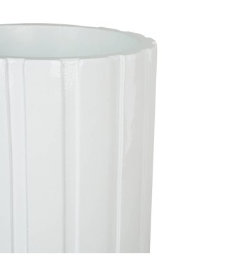 Vaso Alto in Vetroresina Bianco, per Interni ed Esterni