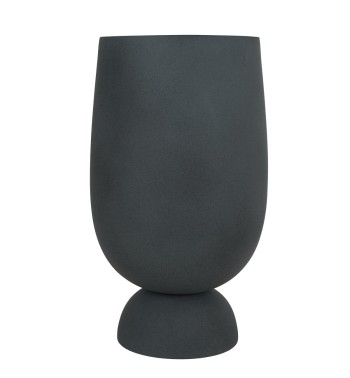 Set Tre Vasi in Ossido di Magnesio Grigio, Design Moderno per Interni ed Esterni