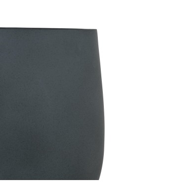 Set Tre Vasi in Ossido di Magnesio Grigio, Design Moderno per Interni ed Esterni