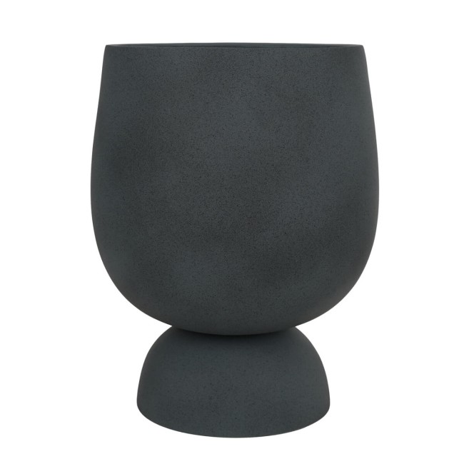 Set Tre Vasi in Ossido di Magnesio Grigio, Design Moderno per Interni ed Esterni