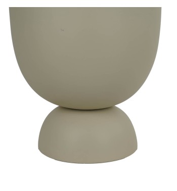 Set Tre Vasi in Ossido di Magnesio Taupe, Eleganza per Interni ed Esterni