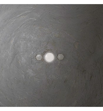 Set Tre Vasi in Ossido di Magnesio Taupe, Eleganza per Interni ed Esterni