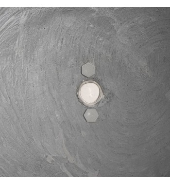 Set Tre Vasi in Ossido di Magnesio Bianco, Eleganza Minimal per Interni ed Esterni