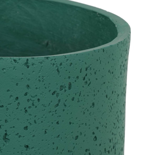 Set Tre Vasi Verde in Ossido di Magnesio, Uso Interno/Esterno