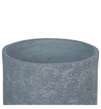 Set Tre Vasi in Ossido di Magnesio Grigio, Uso Interno ed Esterno