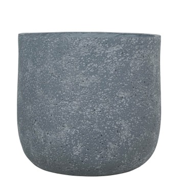 Set Tre Vasi in Ossido di Magnesio Grigio, Uso Interno ed Esterno