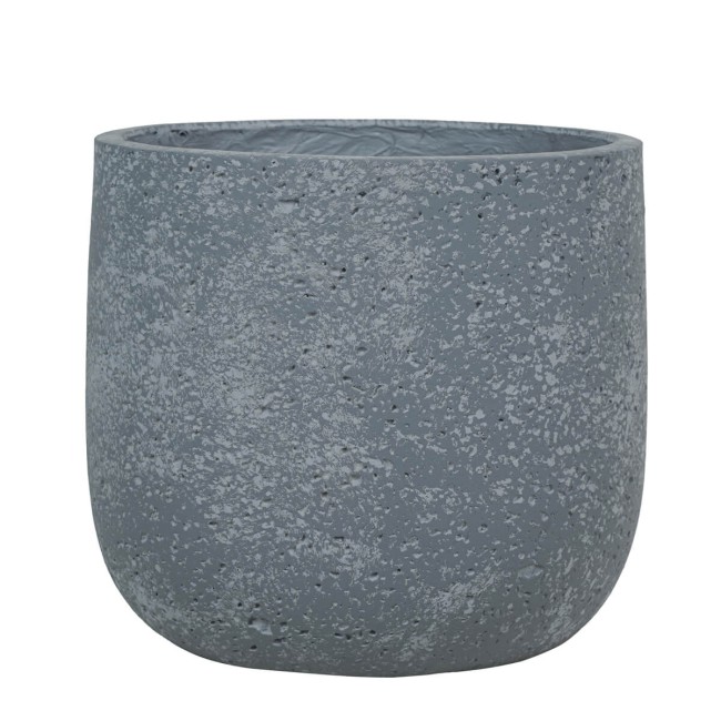 Set Tre Vasi in Ossido di Magnesio Grigio, Uso Interno ed Esterno