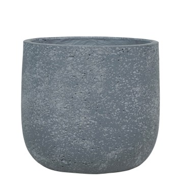 Set Tre Vasi in Ossido di Magnesio Grigio, Uso Interno ed Esterno