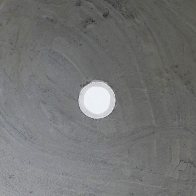 Set Tre Vasi in Ossido di Magnesio Taupe, Uso per Interni ed Esterni