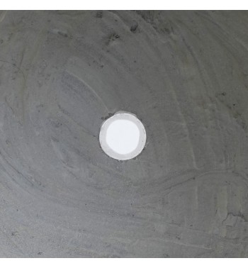 Set Tre Vasi in Ossido di Magnesio Taupe, Uso per Interni ed Esterni