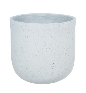 Set Tre Vasi in Ossido di Magnesio Bianchi, Uso Interno ed Esterno