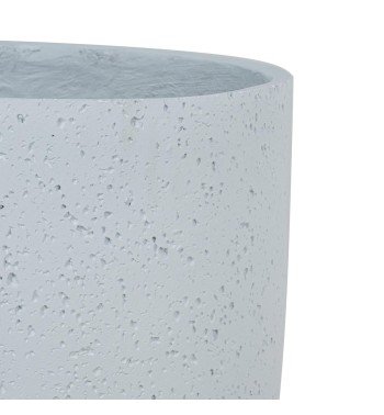 Set Tre Vasi in Ossido di Magnesio Bianchi, Uso Interno ed Esterno