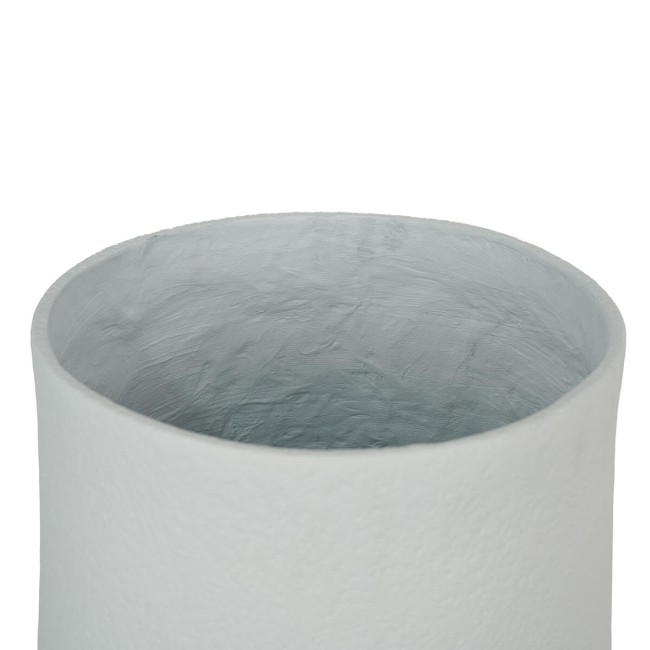 Set Due Vasi in Ossido di Magnesio Bianco, per Interni ed Esterni