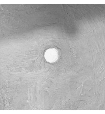 Set Due Vasi Cubo in Ossido di Magnesio Bianco, per Interni ed Esterni