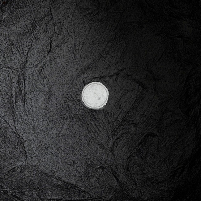 Set Tre Vasi Sferici Nero in Ossido di Magnesio, per Interni ed Esterni