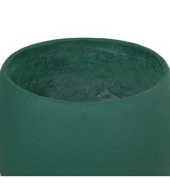 Set Tre Vasi in Ossido di Magnesio Verde, per Interni ed Esterni