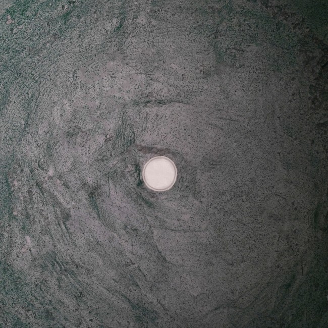 Set Tre Vasi in Ossido di Magnesio Verde, per Interni ed Esterni