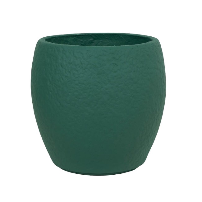 Set Tre Vasi in Ossido di Magnesio Verde, per Interni ed Esterni