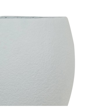 Set Tre Vasi in Ossido di Magnesio Bianco, per Interni ed Esterni