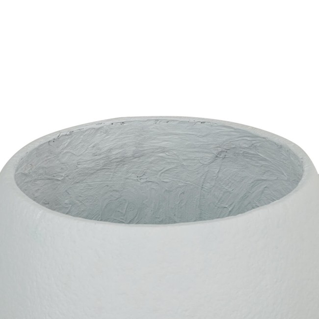 Set Tre Vasi in Ossido di Magnesio Bianco, per Interni ed Esterni