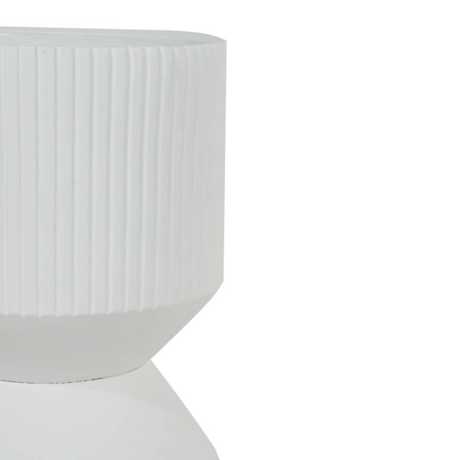 Set Due Vasi in Ossido di Magnesio Bianco, per Interni ed Esterni