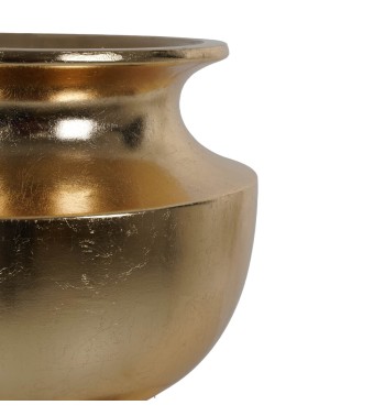 Vaso in Vetroresina Oro, Eleganza Vintage per Interni ed Esterni