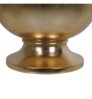 Vaso in Vetroresina Oro, Eleganza Vintage per Interni ed Esterni