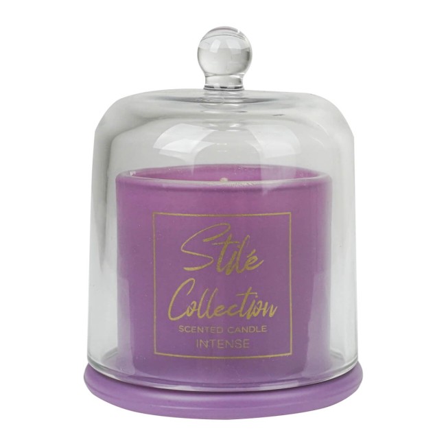 Candela Profumata con Cloche in Vetro Intense